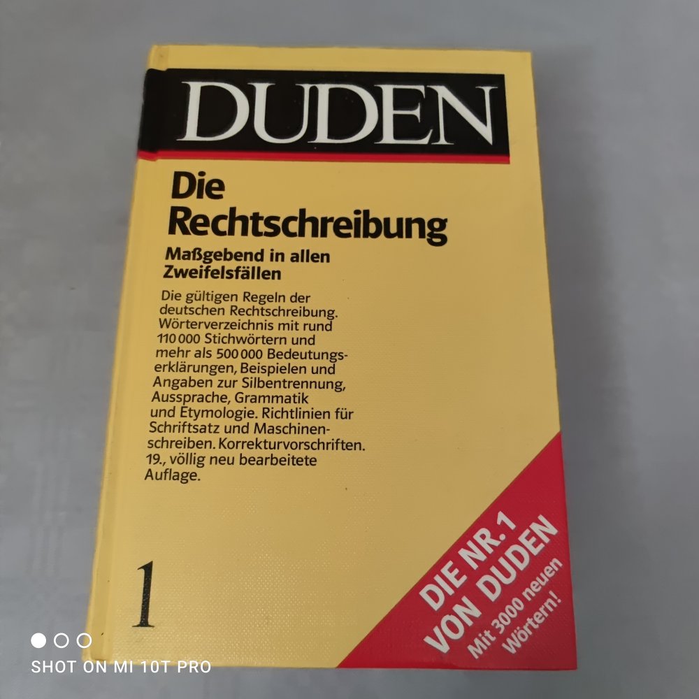 Duden - Die Rechtschreibung Band 1