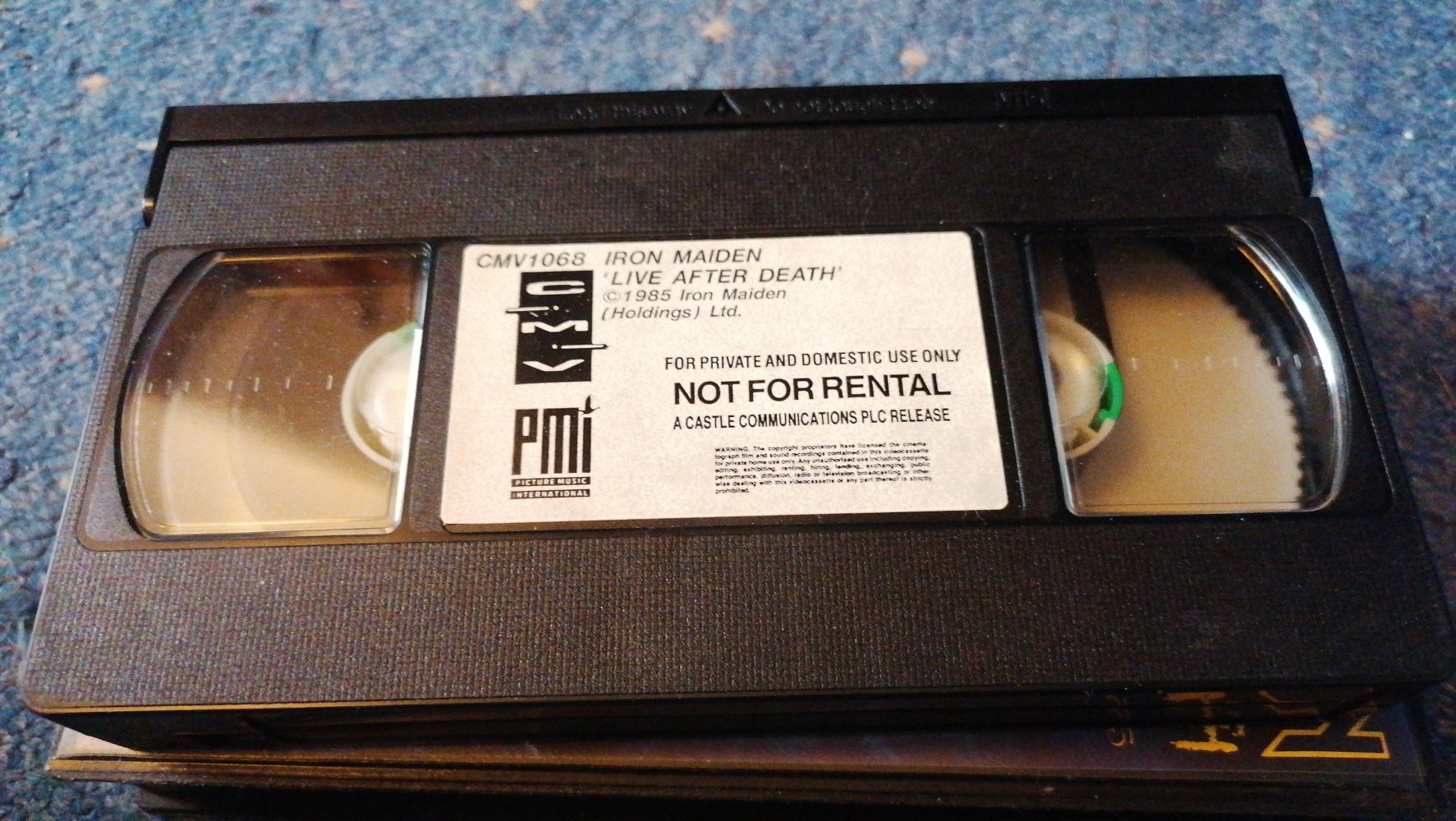 Iron Maiden VHS Video Live after death 1985