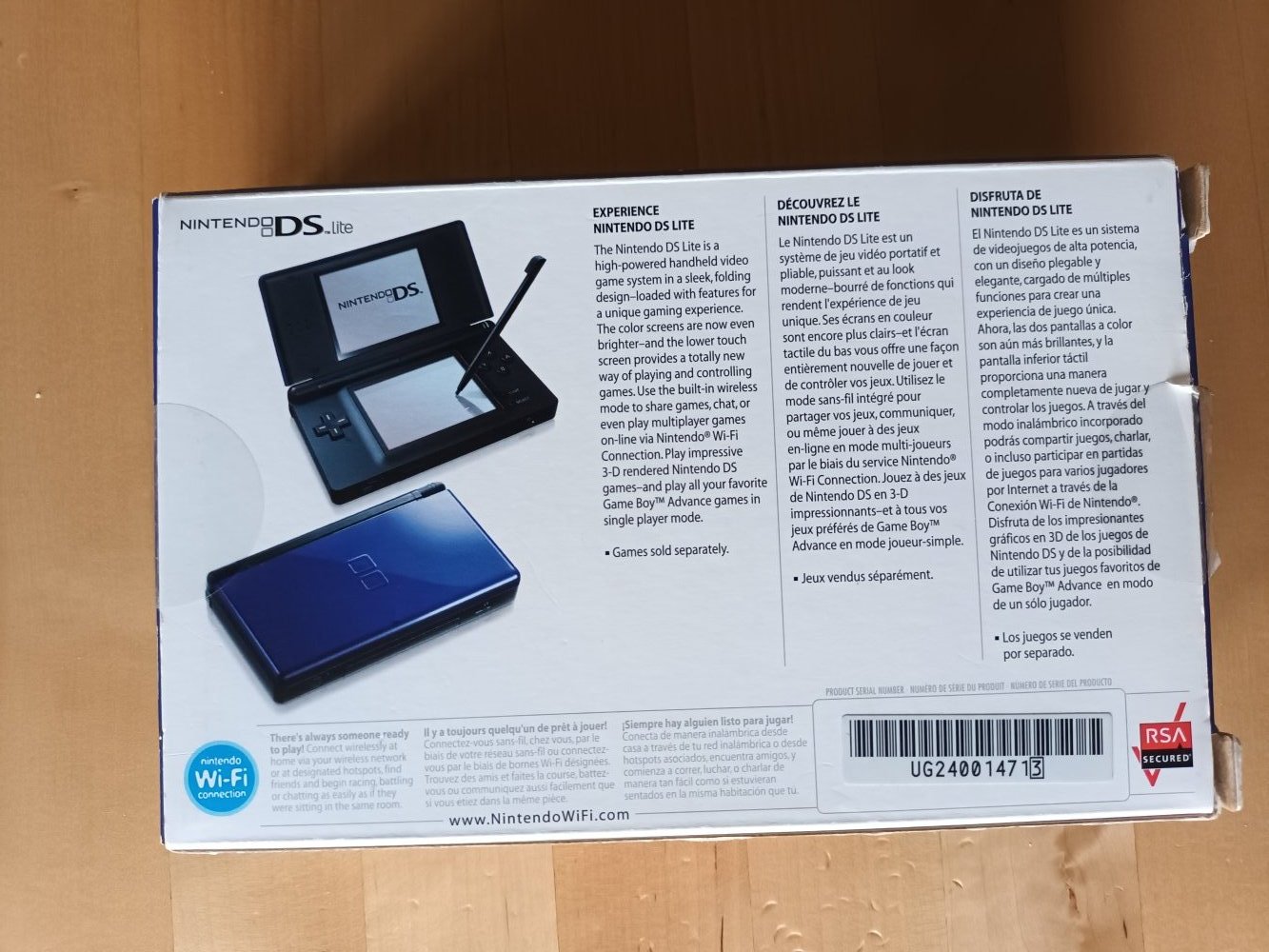 Nintendo DS Lite Konsole Cobaldblau/ Schwarz Best Buy USA ohne Ladekabel mit Tasche  OVP