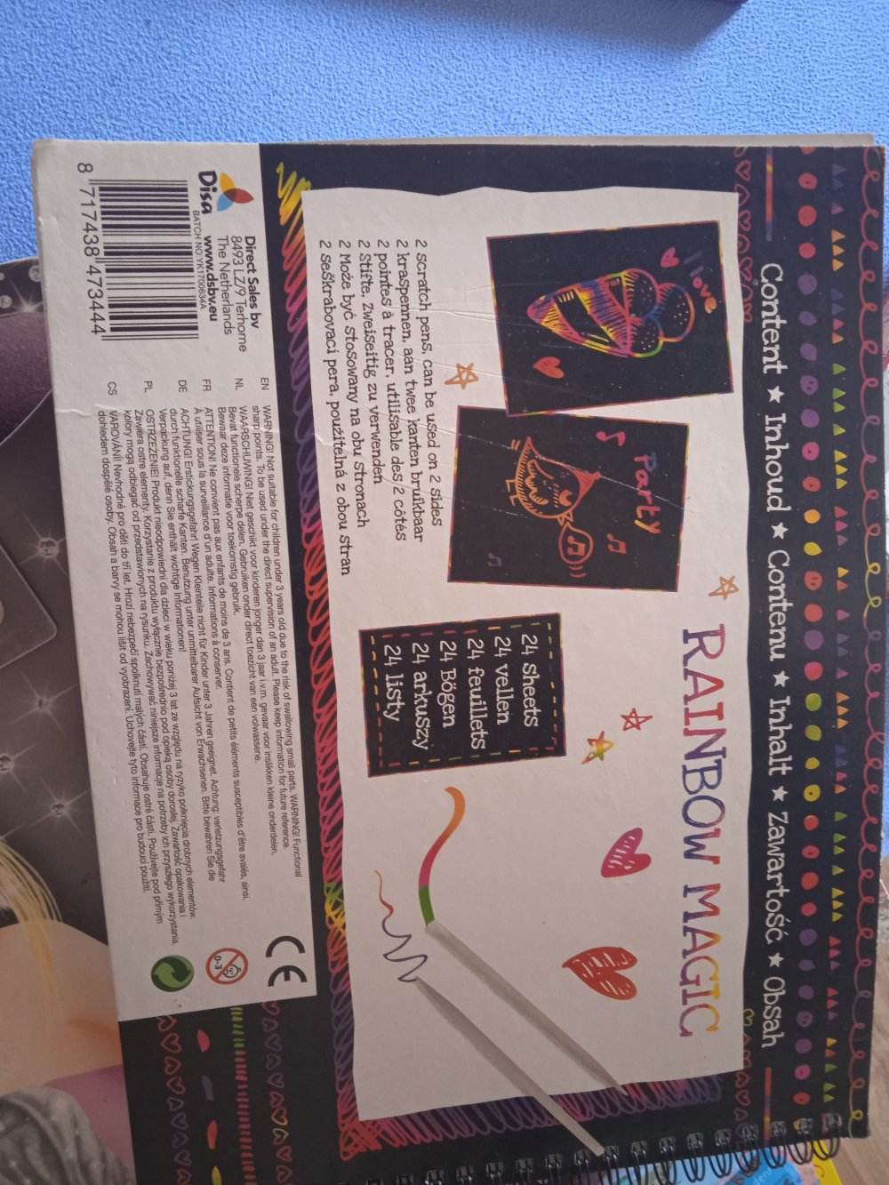 Kratzbuch neu fehlt nur der Kratzstift 