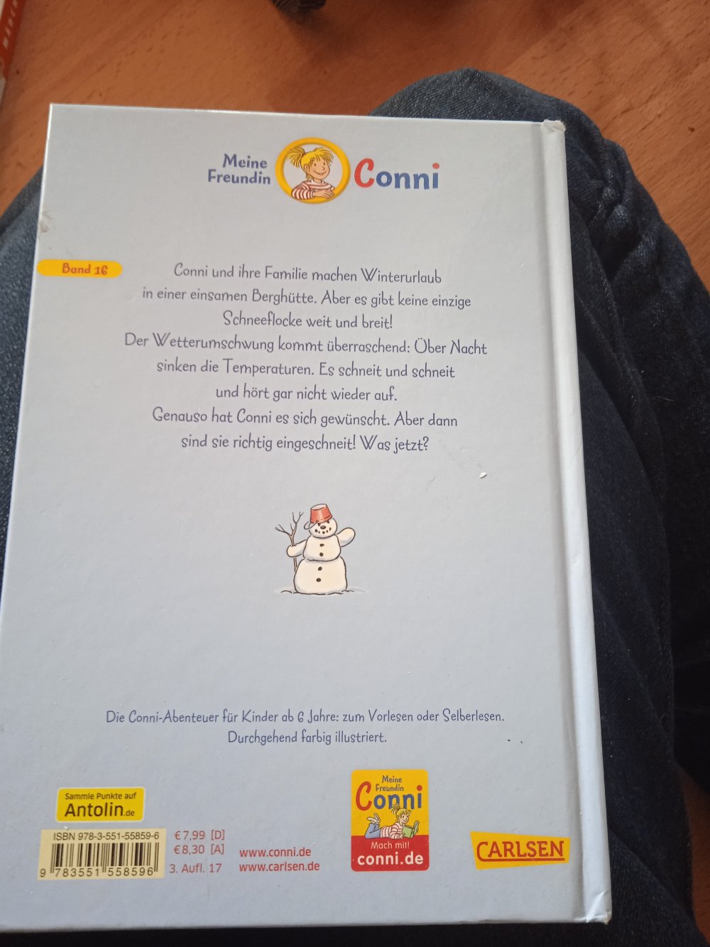 Conni und der große Schnee Buch neuwertig 