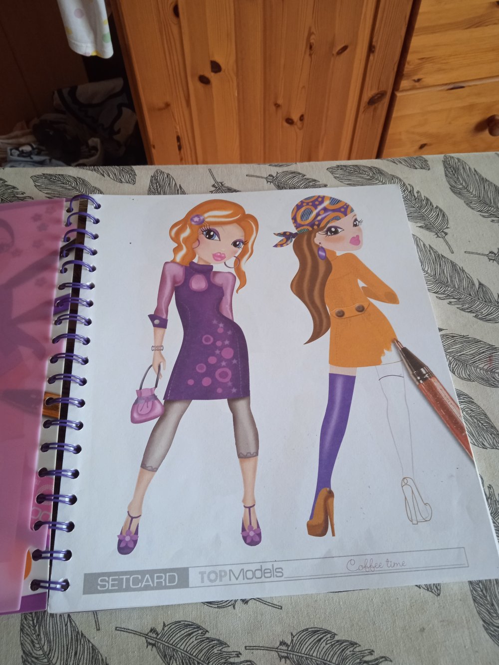 Top model Malbuch neu 