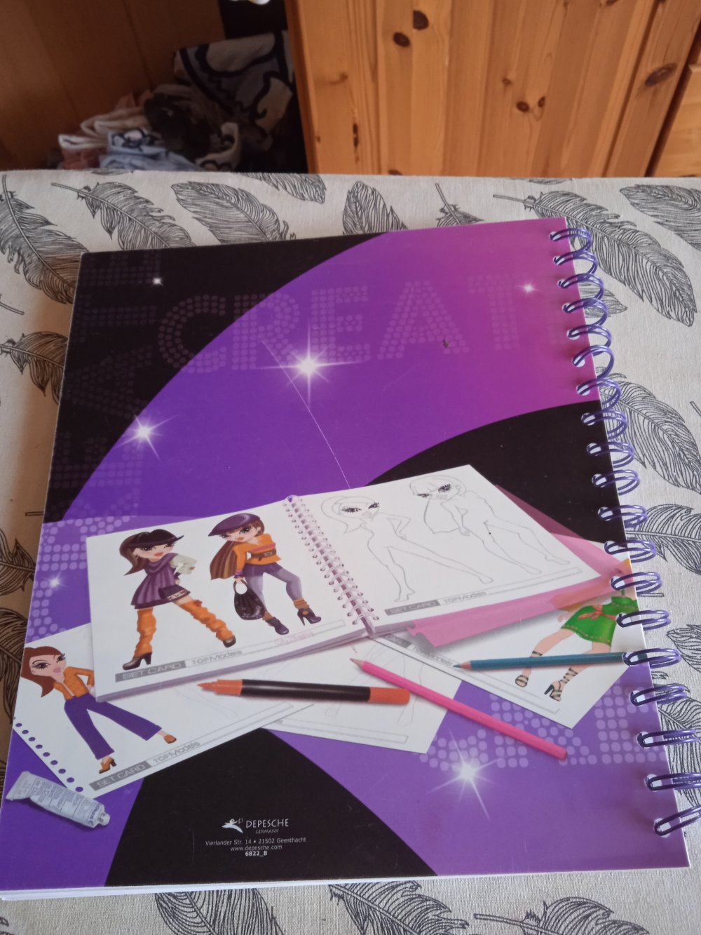 Top model Malbuch neu 