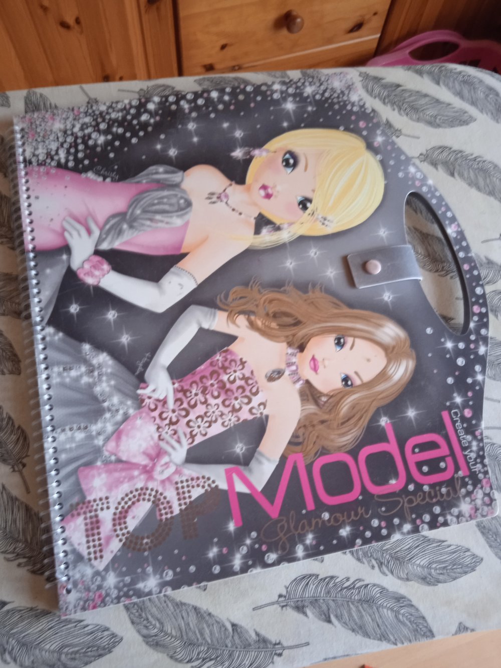 Top model Malbuch guter Zustand fehlen Sticker 