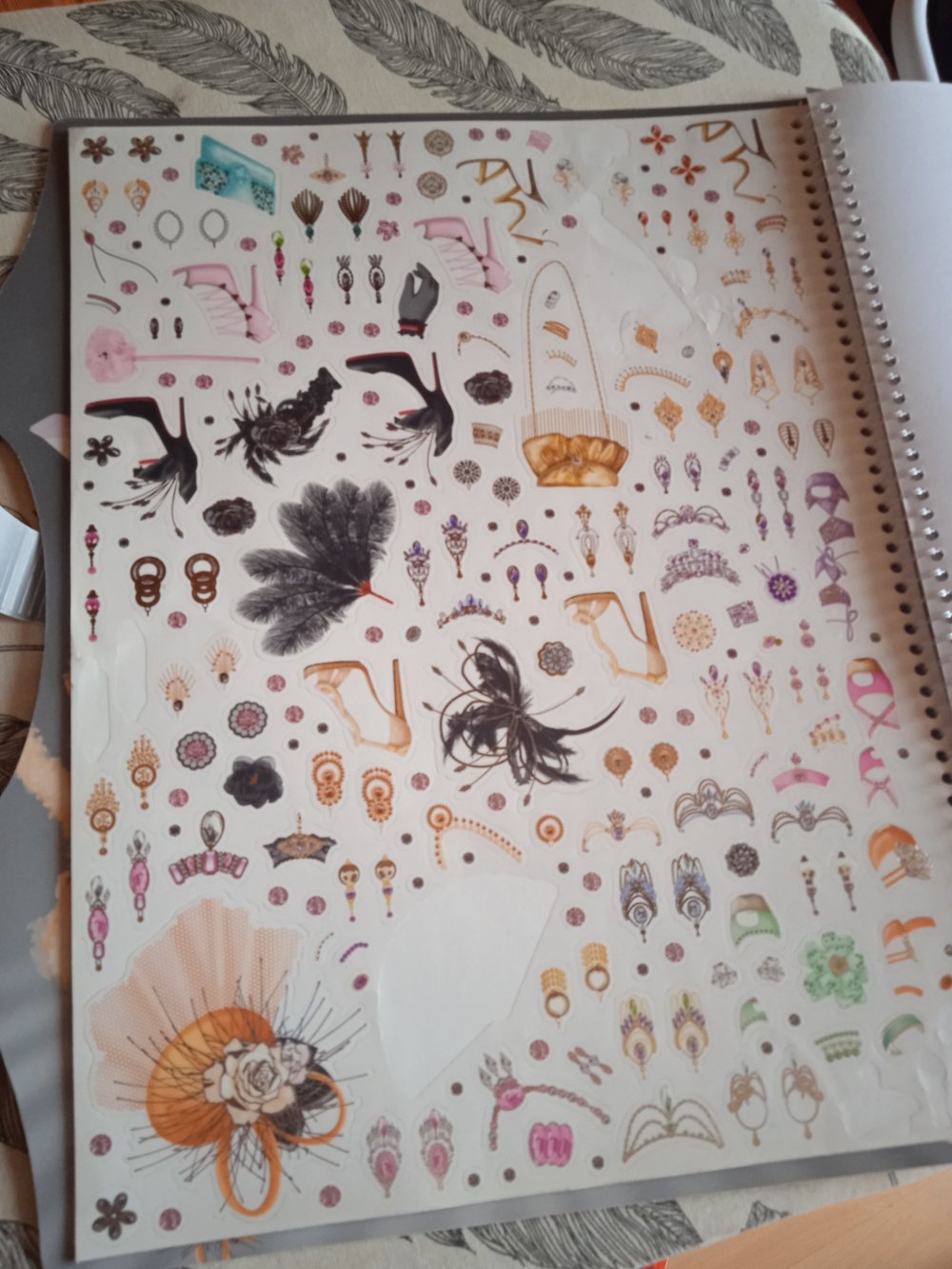 Top model Malbuch guter Zustand fehlen Sticker 