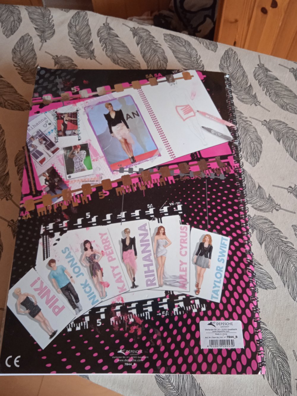 Top model Popstar Malbuch neu 