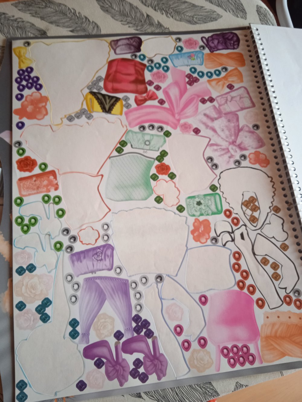 Top model Malbuch guter Zustand fehlen Sticker 