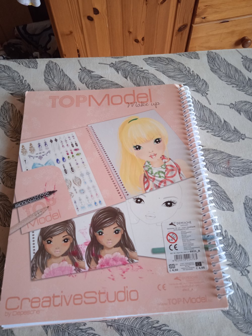 Top model Malbuch neu 