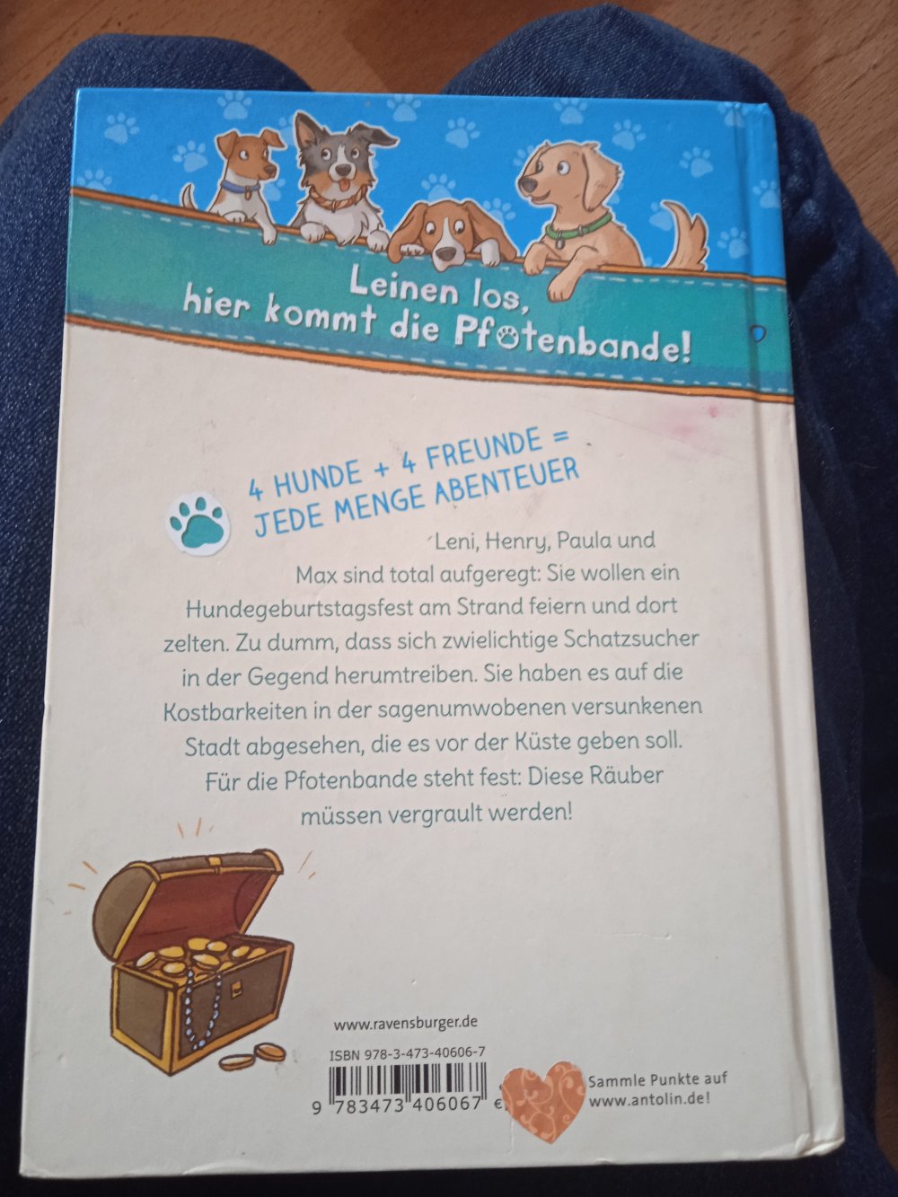 Die Pfotenbande Buch neuwertig 