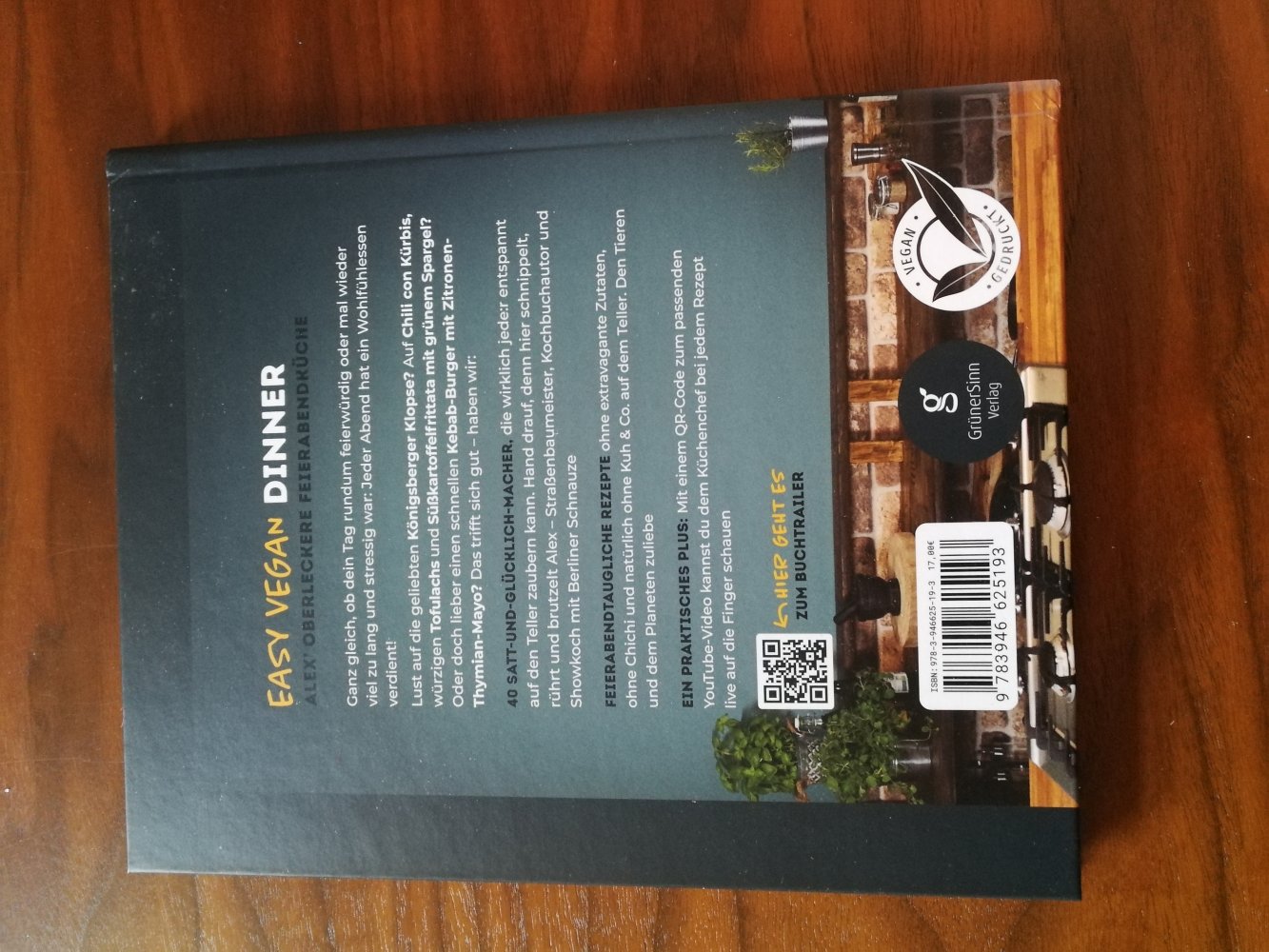 Kochbuch Easy Vegan Dinner Alexander Flohr