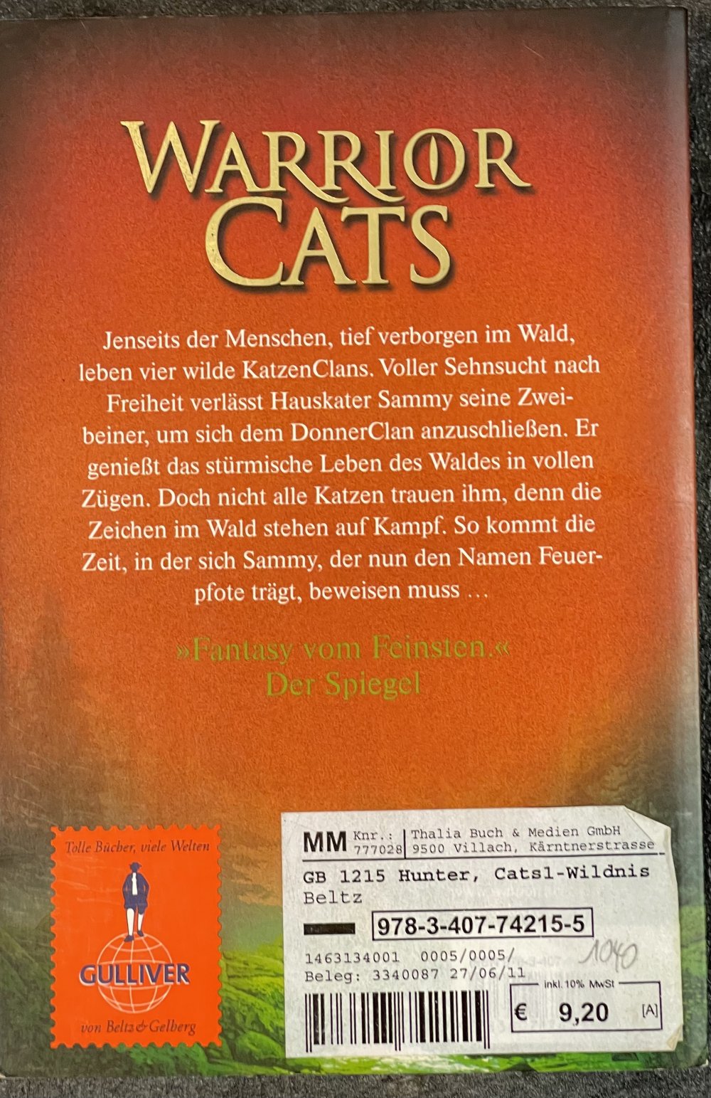 WARRIOR CATS In die Wildnis