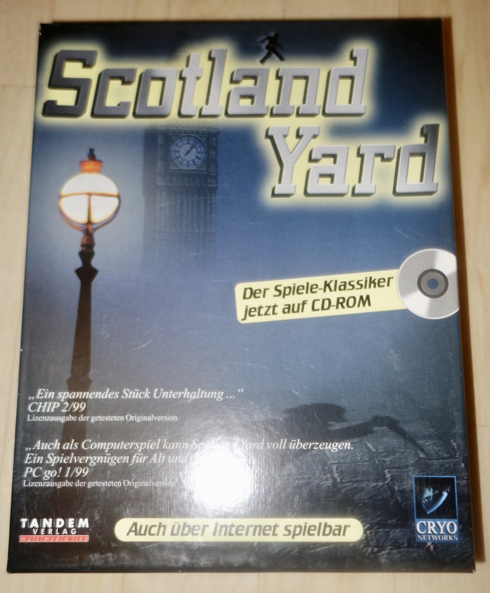 Scotland Yard Einer gegen Alle.Ganz London auf der Jagd nach Mr.X (PC - Eurobox)