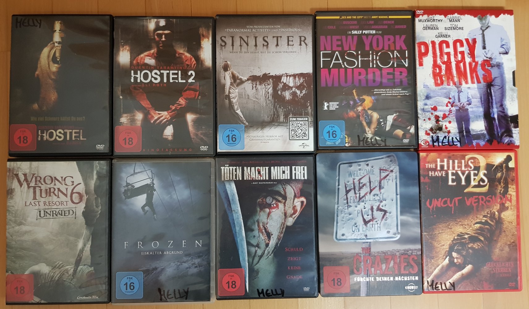 105 Verschiedene Dvd's 