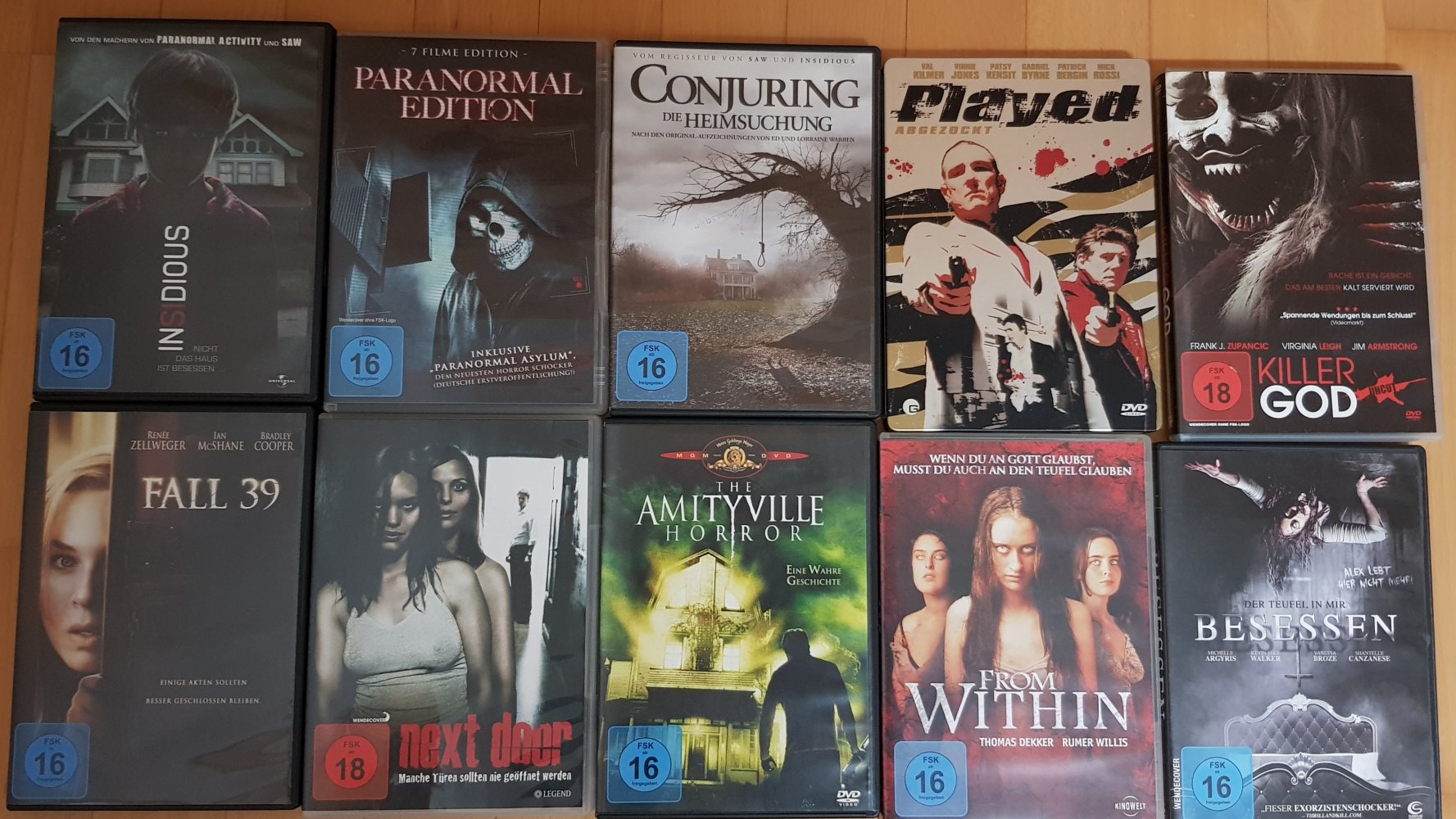 105 Verschiedene Dvd's 