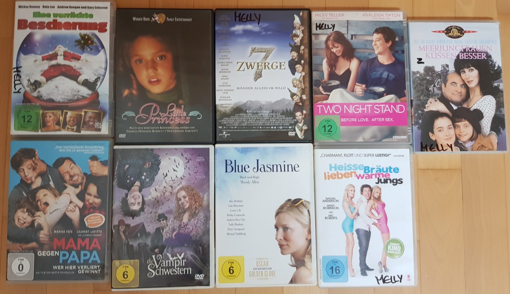 105 Verschiedene Dvd's 