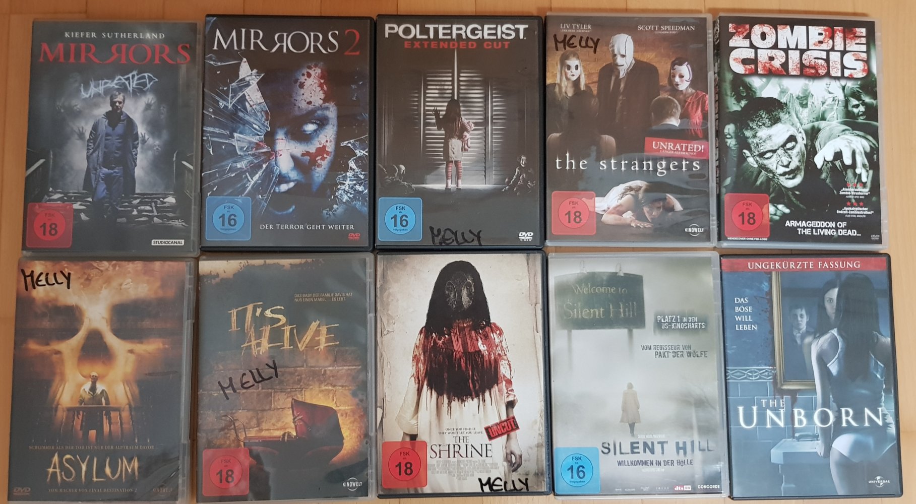 105 Verschiedene Dvd's 