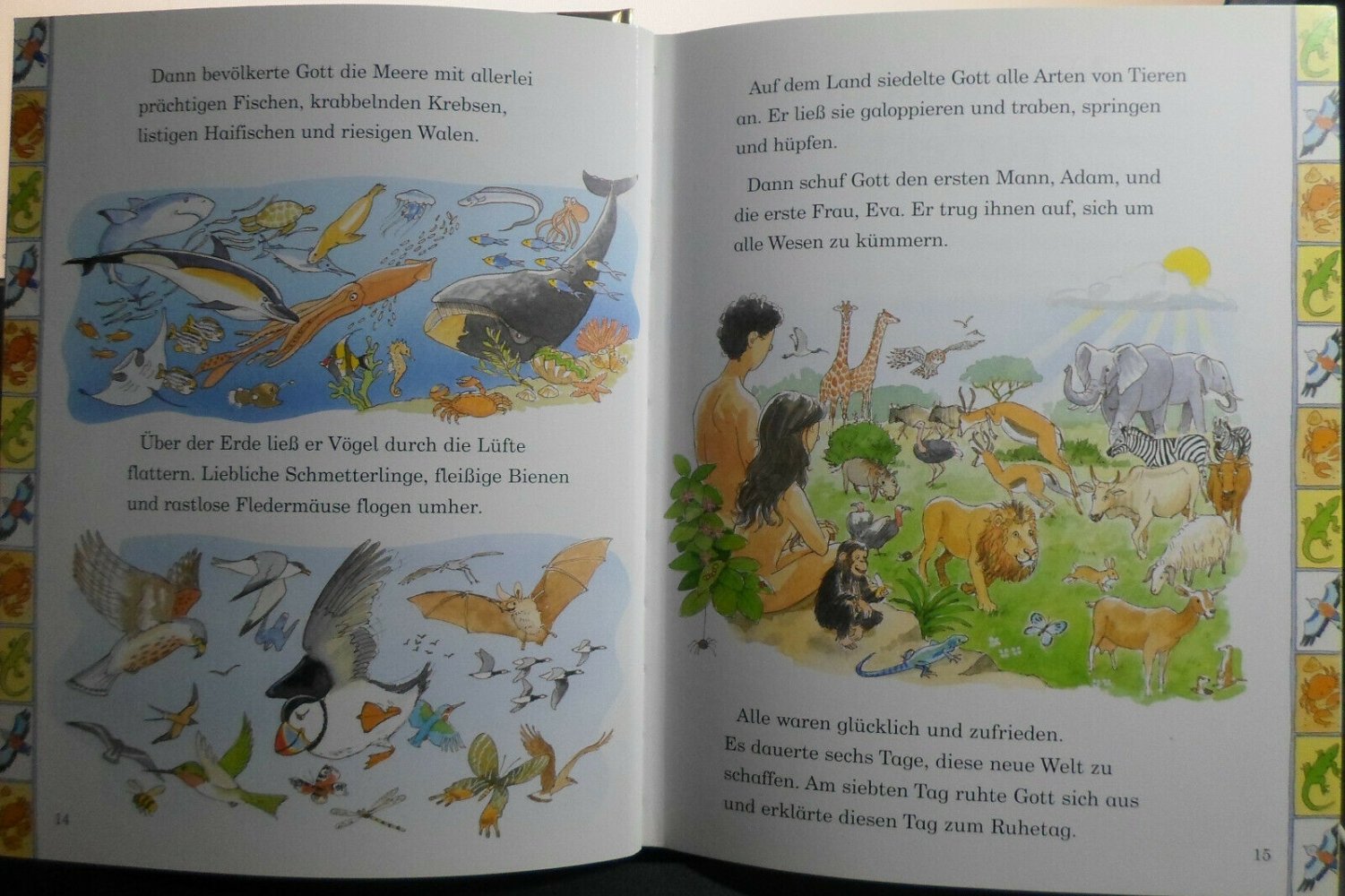 Meine erste Kinderbibel - Religion - katholisch illustiert wunderschön! ansehen! 3-6 Jahre