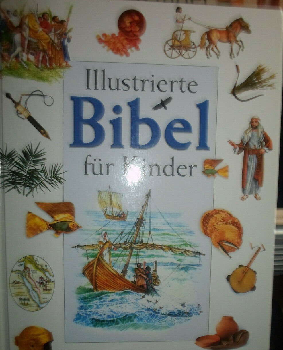 Illustrierte Bibel für Kinder - alle Geschichten sind bebildert und gut erzählt 