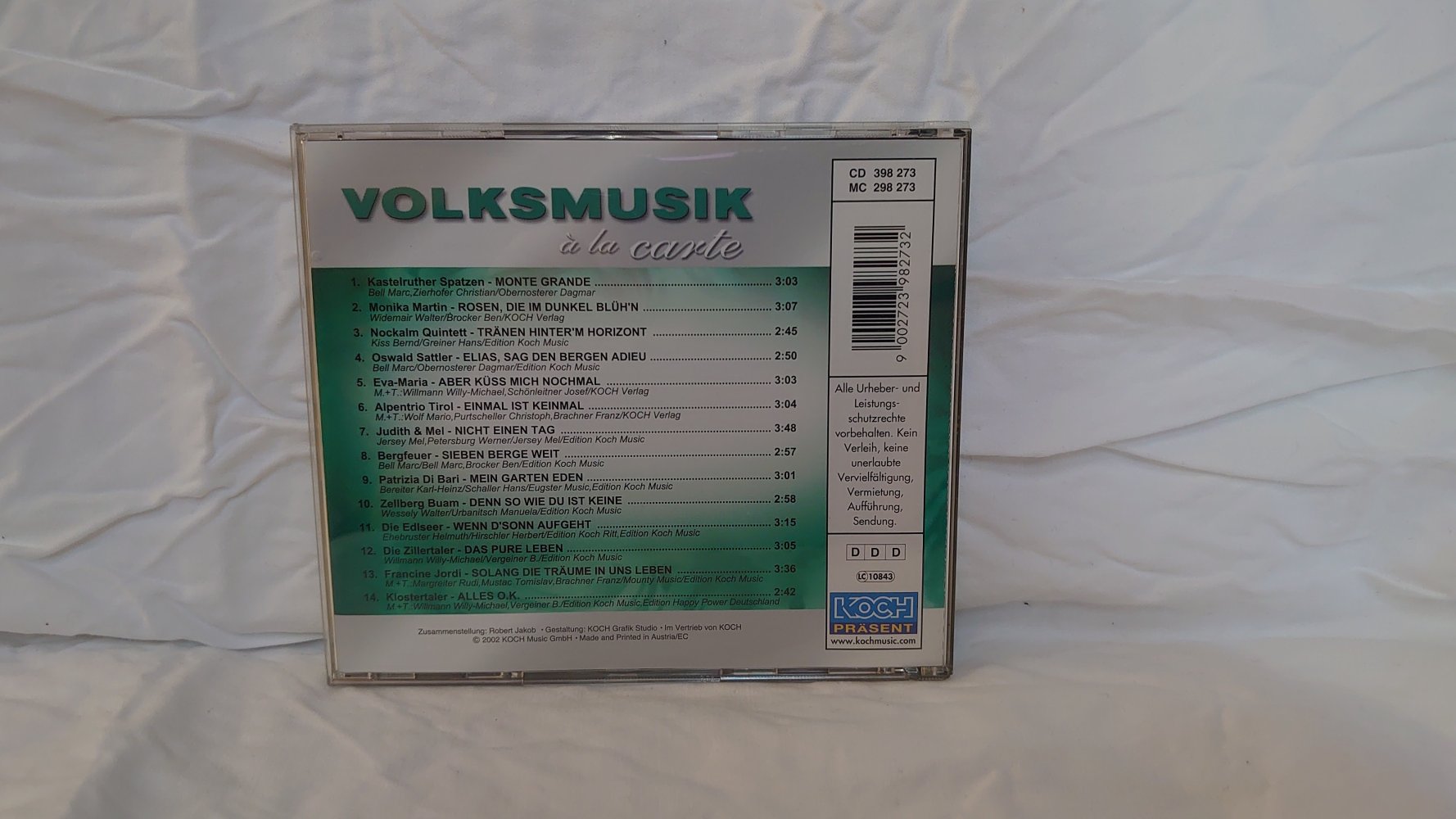 CD Volksmusik a la carte 2002
