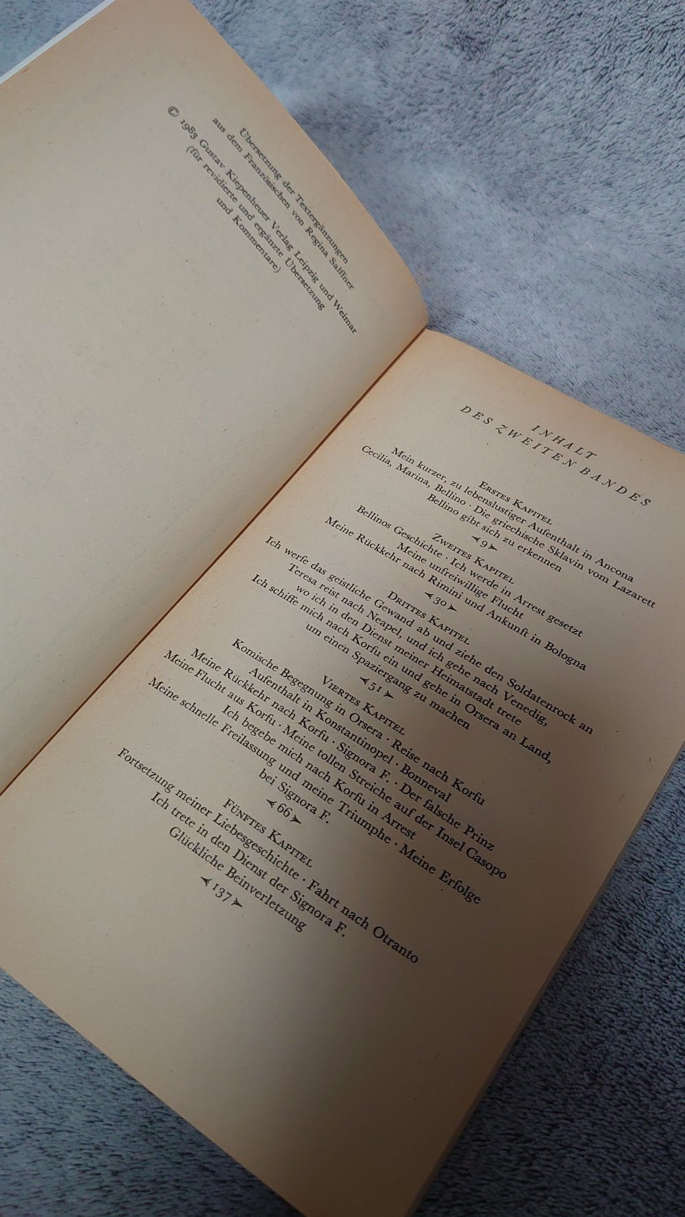 Buch  Casanova  Geschichten meines Lebens  Band 2 Günter Albrecht  Barbara Albrecht  1983