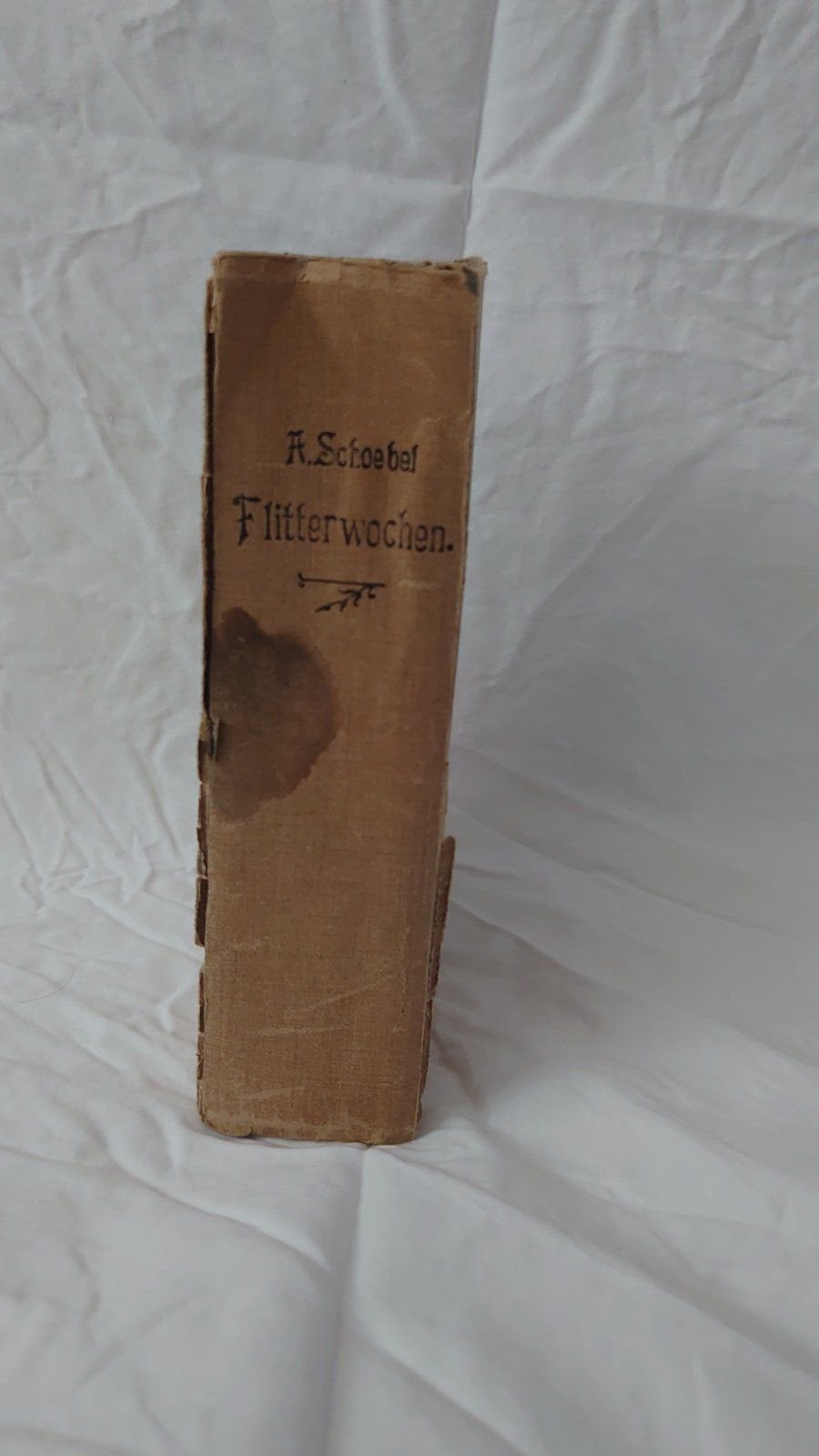 Die Flitterwochen des Ruhms Buch A. Schoebel 224 Seiten von ca 1948