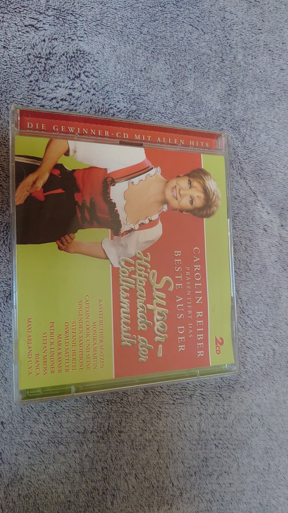 CD Carolin Reiber Präsentiert das Beste aus der Super - Hitparade der Volksmusik 2 CDs Koch Universal Music montanamedia 2007 