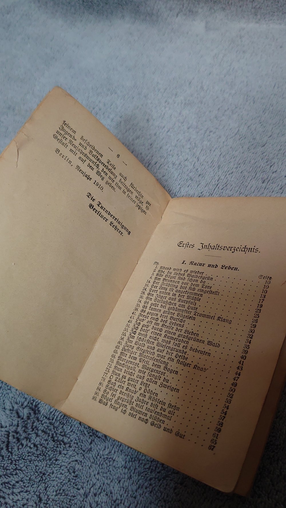 Buch Turnvereinigung Berliner Lehrer Deutscher Sang Liederbuch für die turnende Schuljugend Weidmannsche Buchhandlung 1914
