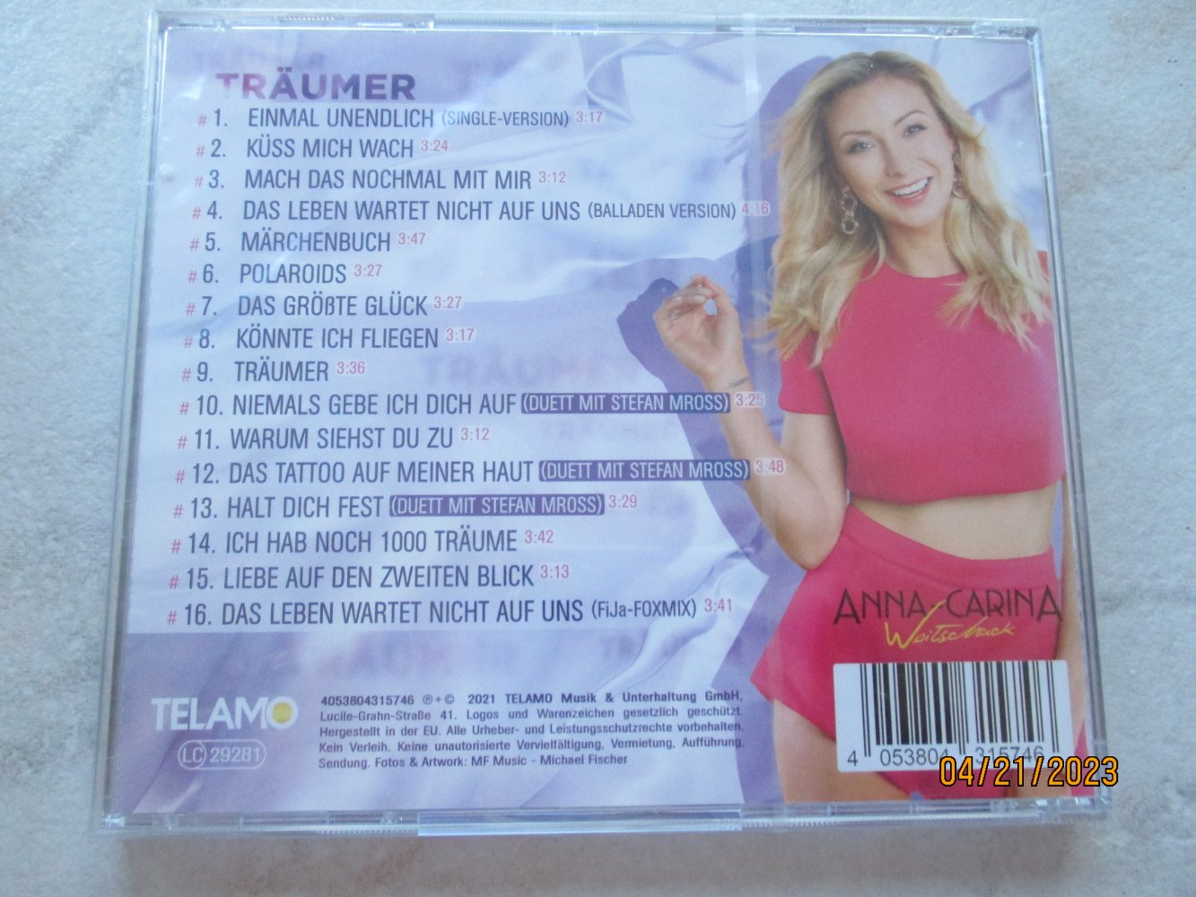 neues album von anna carina woitschak original verpackt 