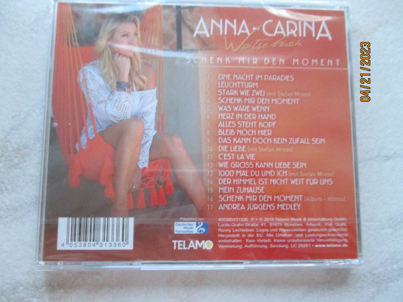 anna carina woitschak schenk mir den Moment 