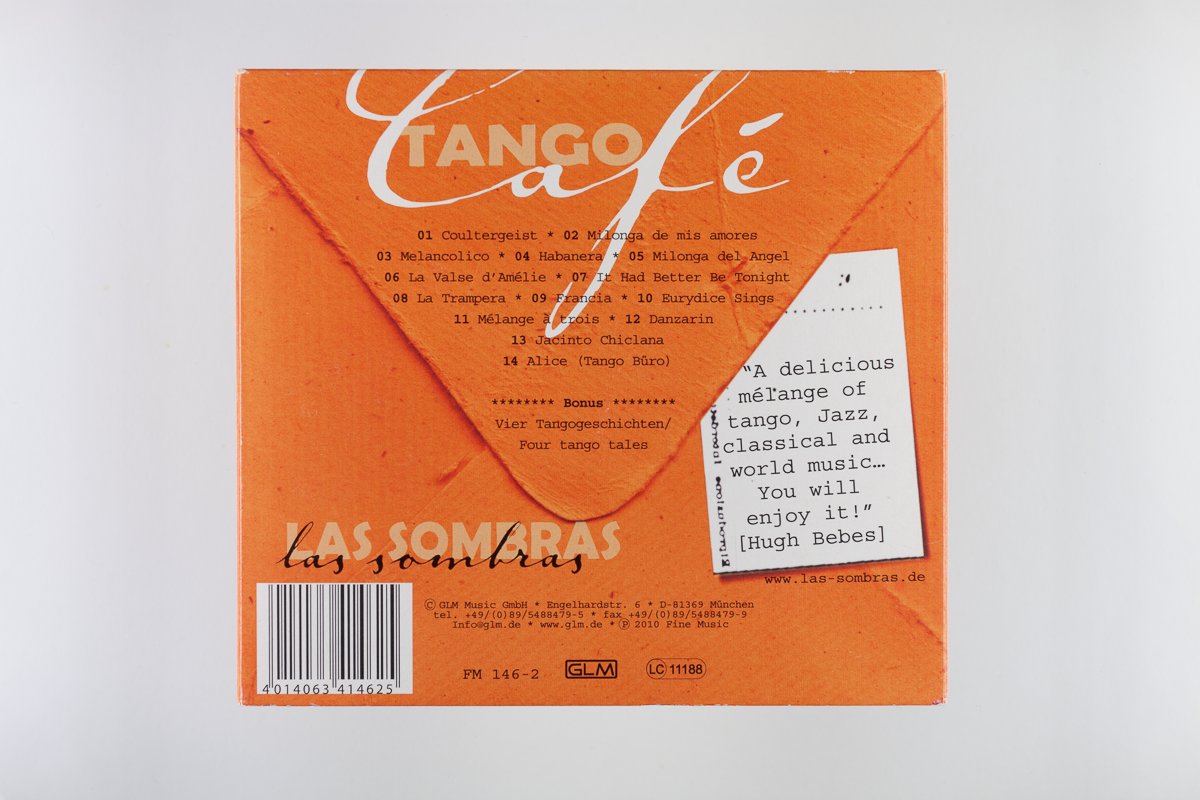 CD-Album | Las Sombras: Tango Café m. Autogrammen (GLM Music)