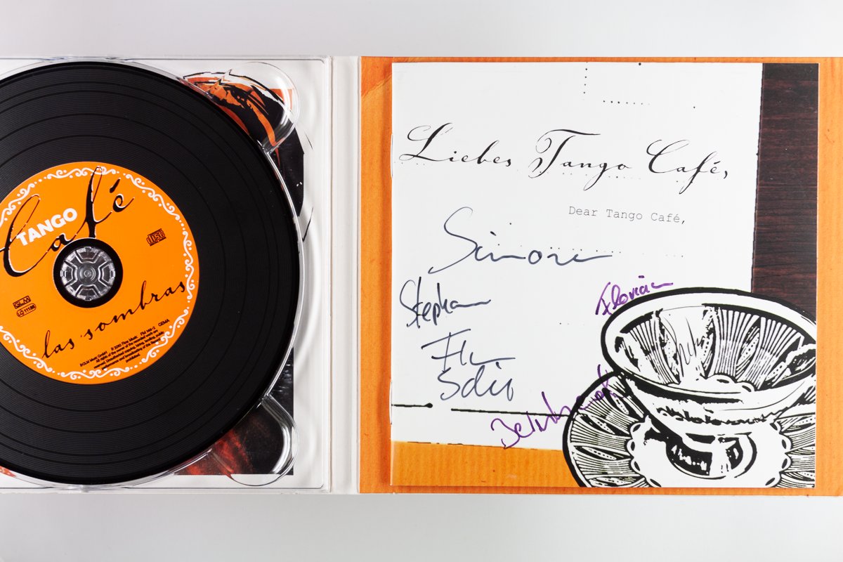 CD-Album | Las Sombras: Tango Café m. Autogrammen (GLM Music)