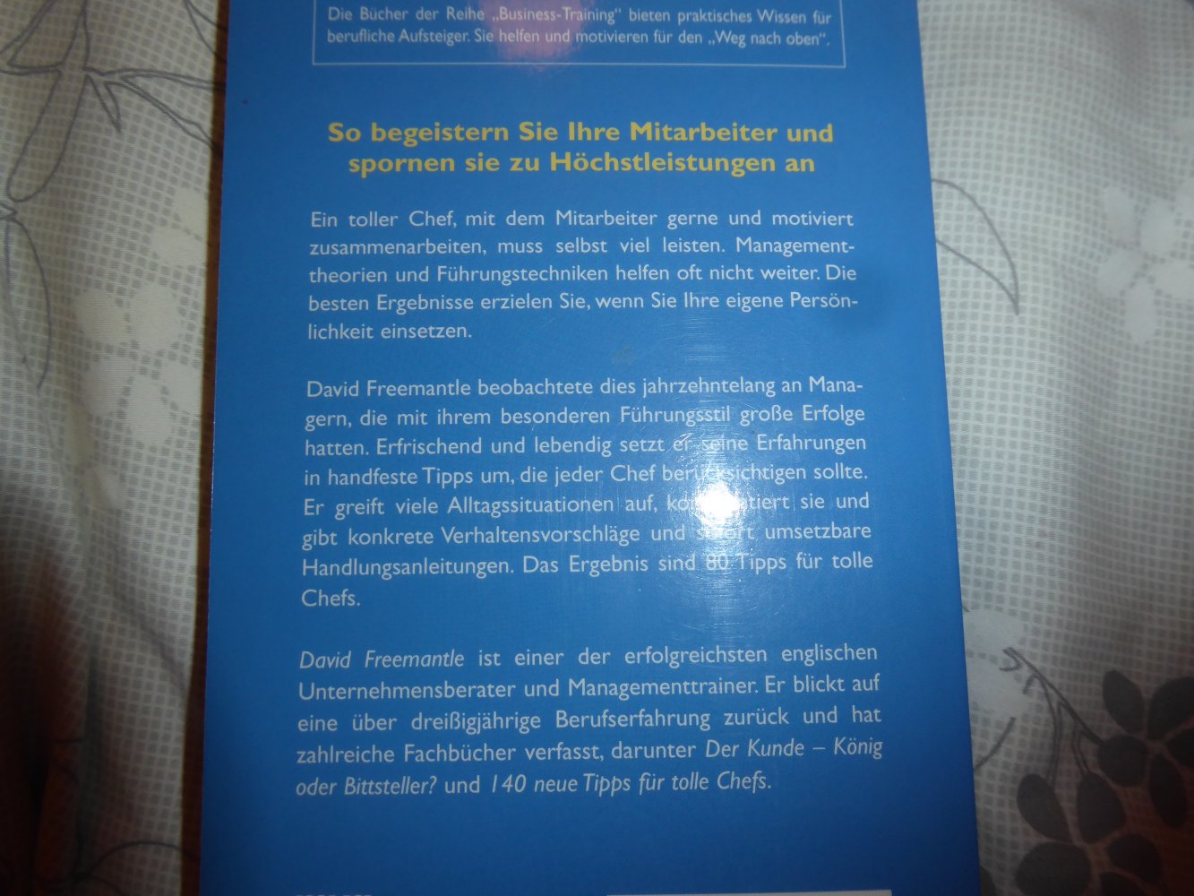 Buch 80 Tipps für tolle Chefs Mitarbeiterführung Mitarbeiter führen ermutigen Motivieren 