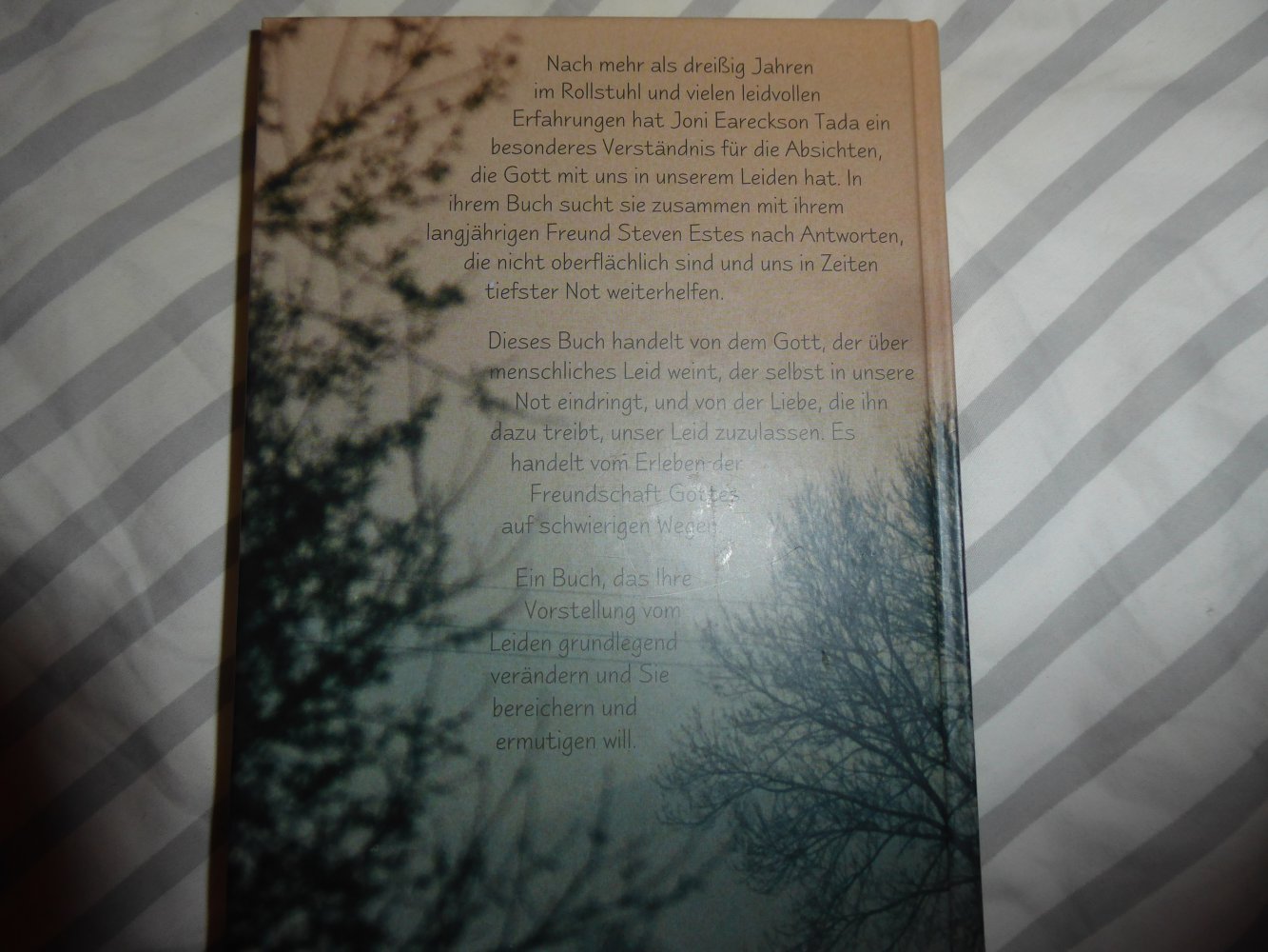 Buch Joni Eareckson Tada Wie das Licht nach der Nacht christlich Seelsorge Thema Leid