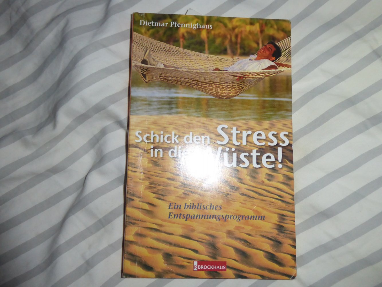 Buch Schick den Stress in die Wüste Entspannung Seelsorge christlich Glaube D. Pfennighaus