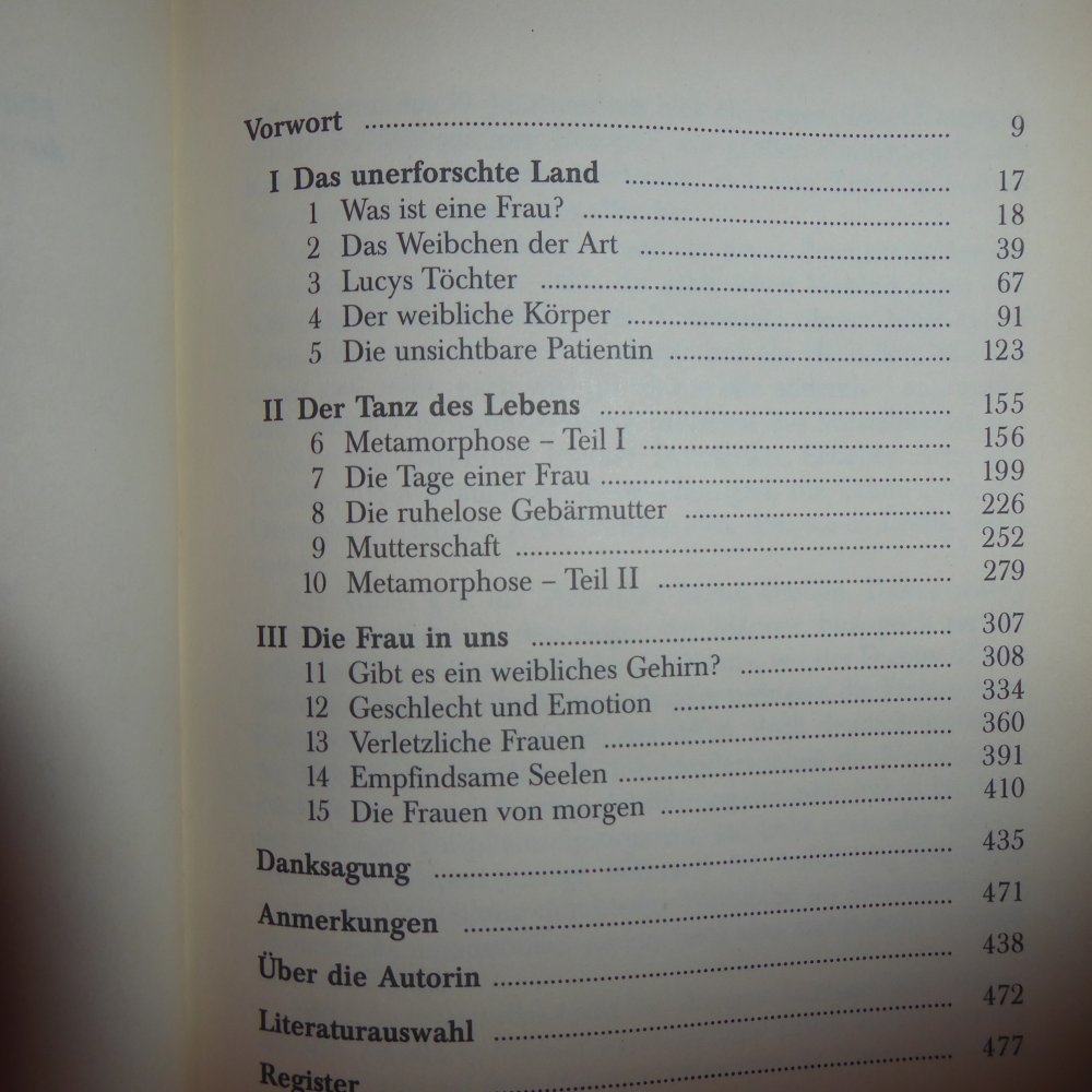 Buch D.Hales Warum haben Frauen so kleine Füße? Fraeunliteratur moderne Forschung