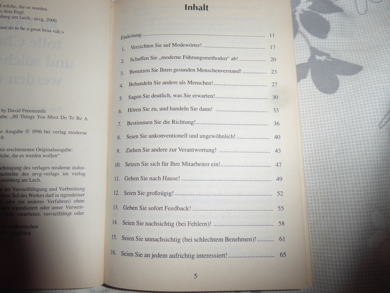 Buch 80 Tipps für tolle Chefs Mitarbeiterführung Mitarbeiter führen ermutigen Motivieren 