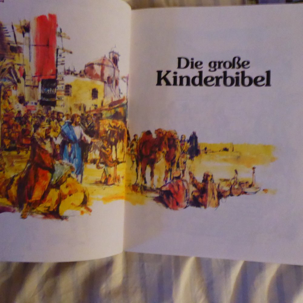 3 x Buch Kinderbibel neuwertig Bibel für Kinder + Jacobs Schäfchen 