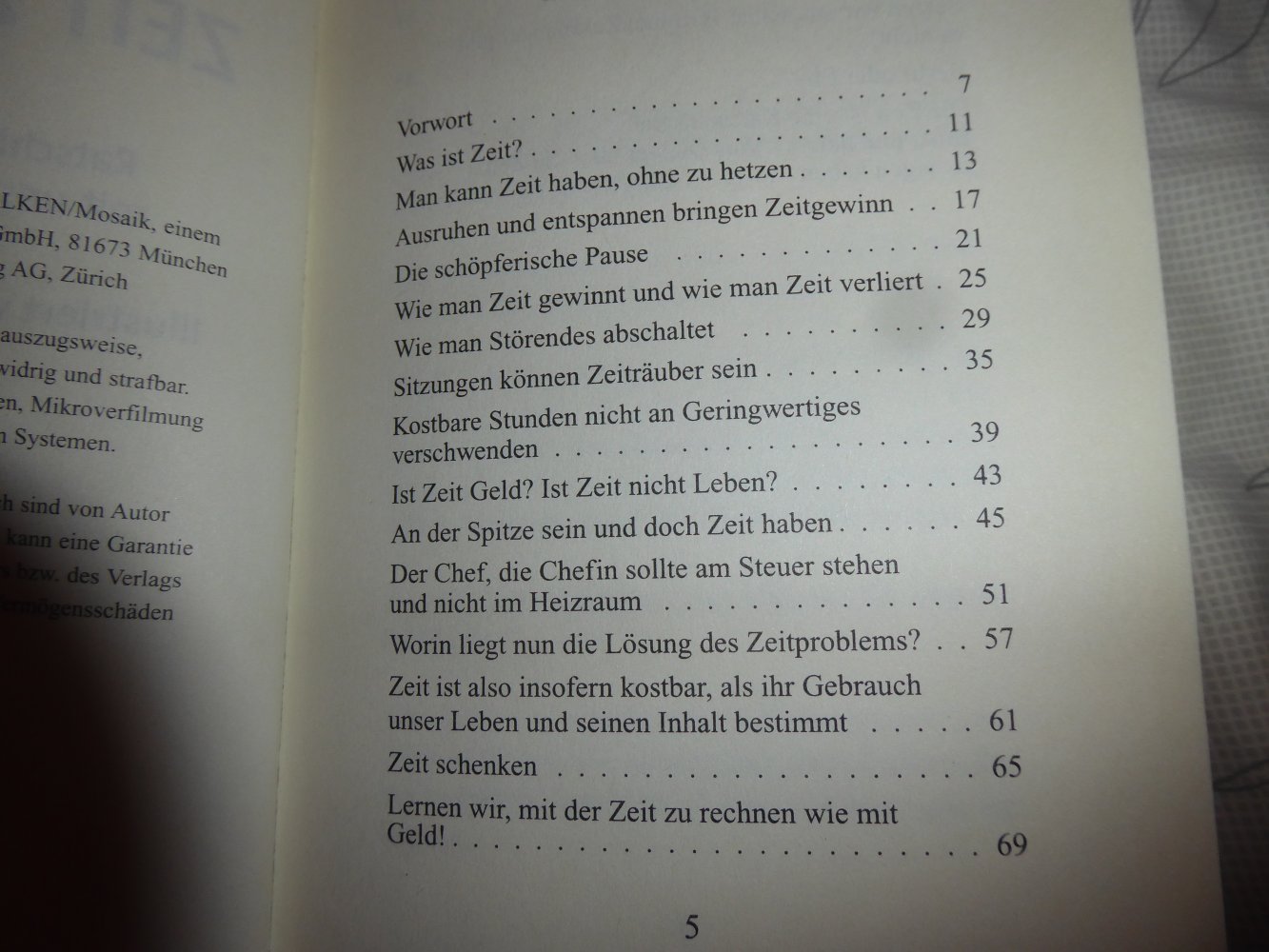 2 x Bücher Buch Zeitmanagement Stress Zeitproblem Zeitmangel Sinn des Wartens Umgang mit der Zeit