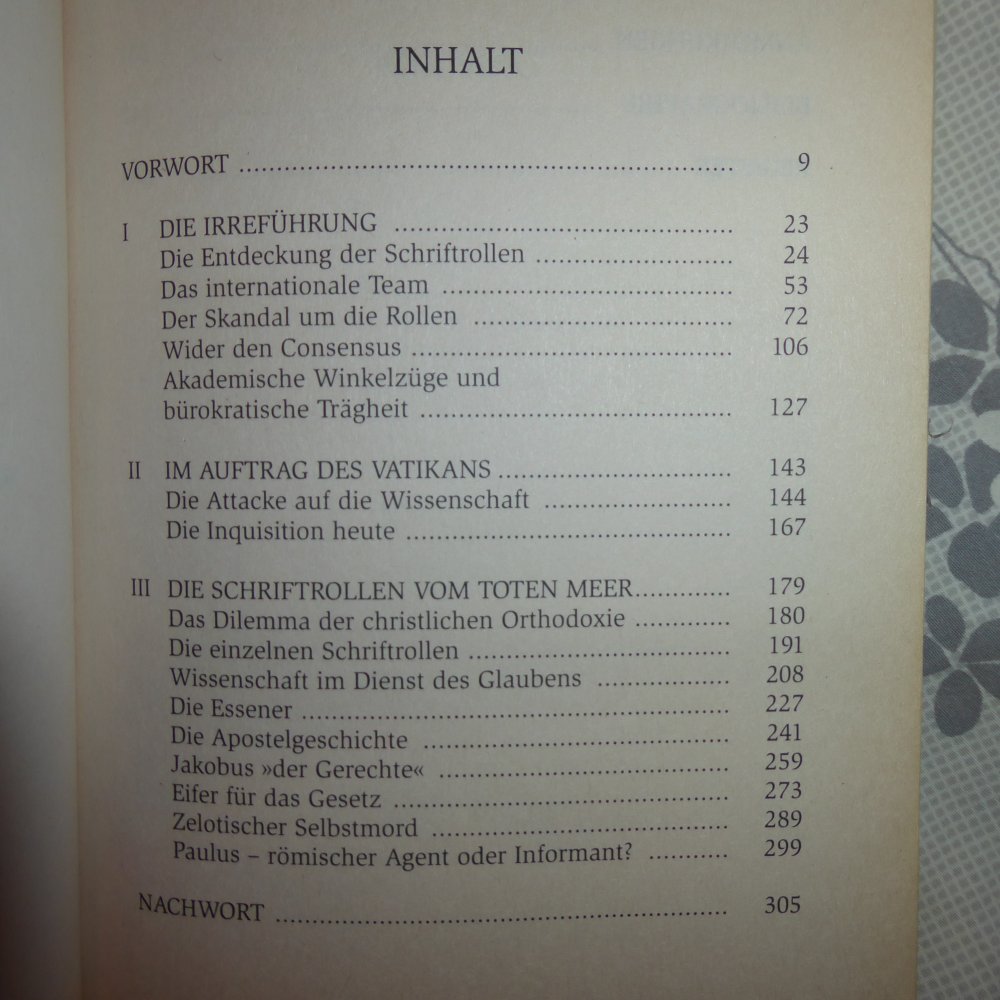Buch Verschlusssache Jesus christlich Glaube Christentum Qumranrollen Bibel