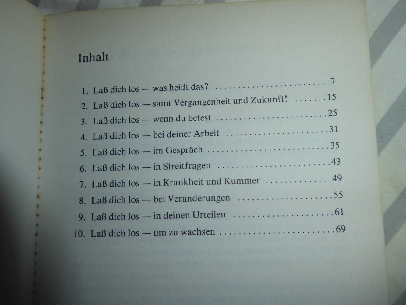 Buch Las dich los Glaube christlich Seelsorge Trauer Angst Kummer Selbstzentriertheit E. Price