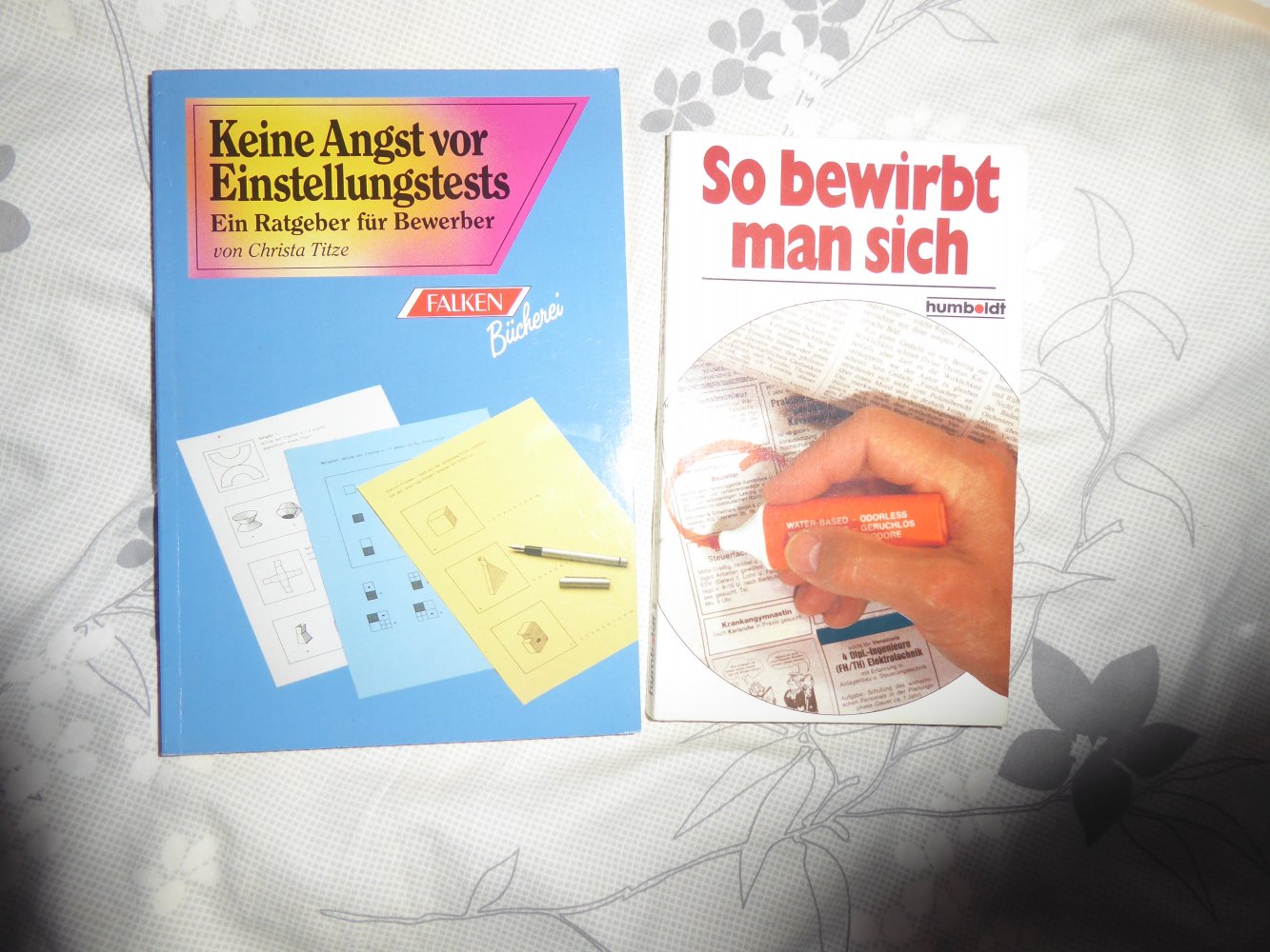 2 x Bücher Ratgeber Einstellungstest Vorstellungsgespräch Bewerbung Tipps