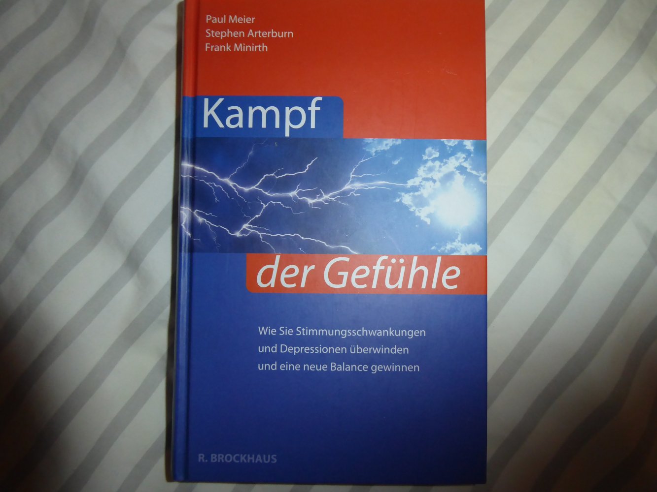 Buch Kampf der Gefühle Depression Stimmungsschwankungen Trauer Seelsorge Hilfe