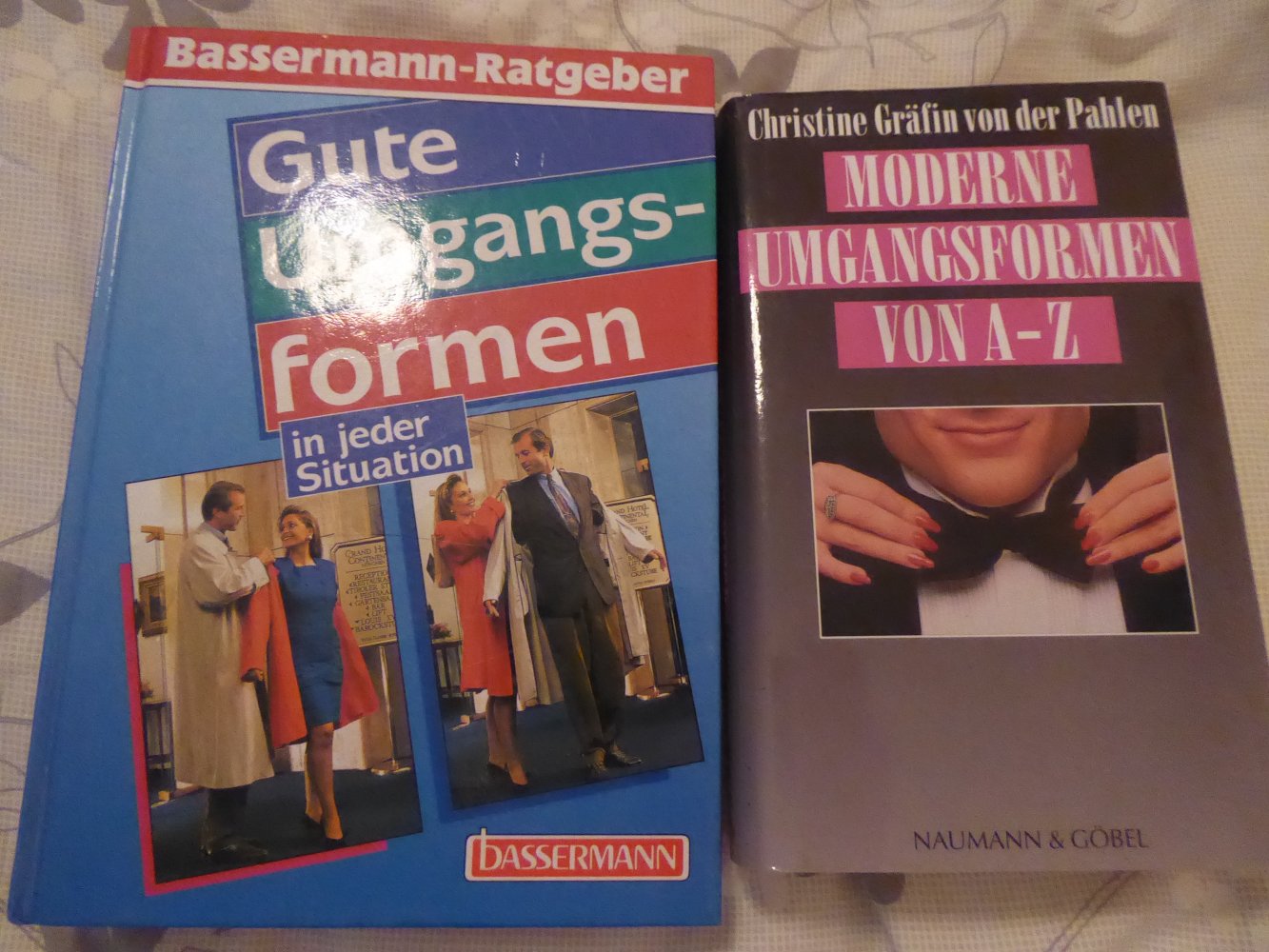 3 x Bücher Moderne Umgangsformen Gutes Benehmen Umgang Tischmanieren