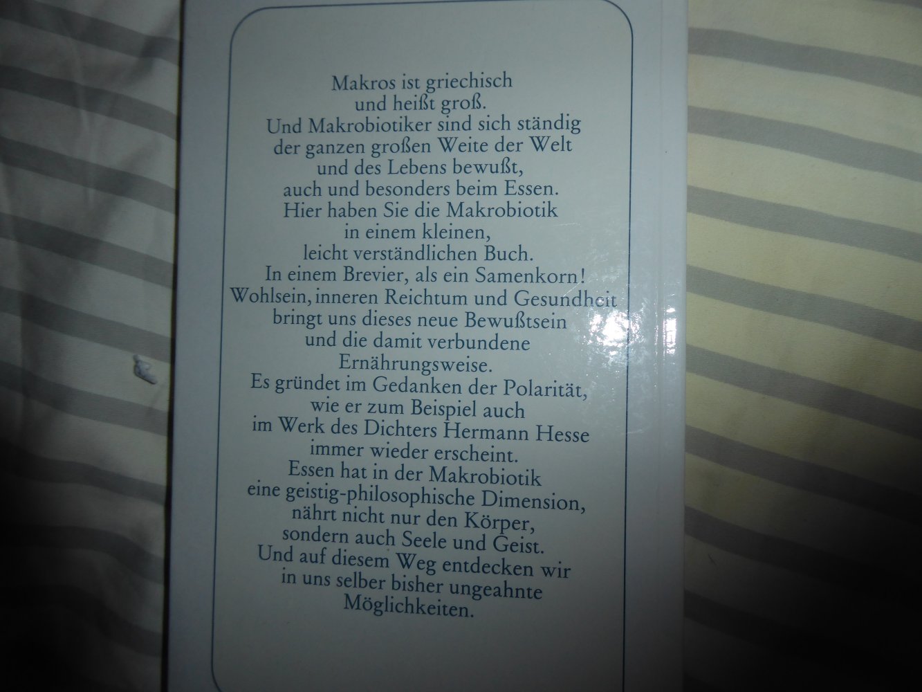 Buch Makrobiotik Anders Essen anders leben Max Grell Entdecker Georg Ohsawa