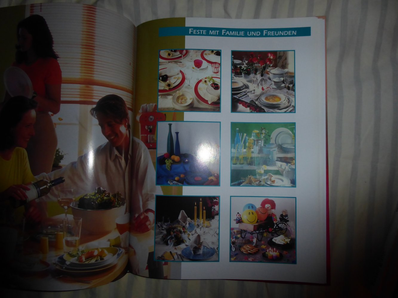 2x Buch Tschdekoration feste feiern Party Kinderfest Familienfest