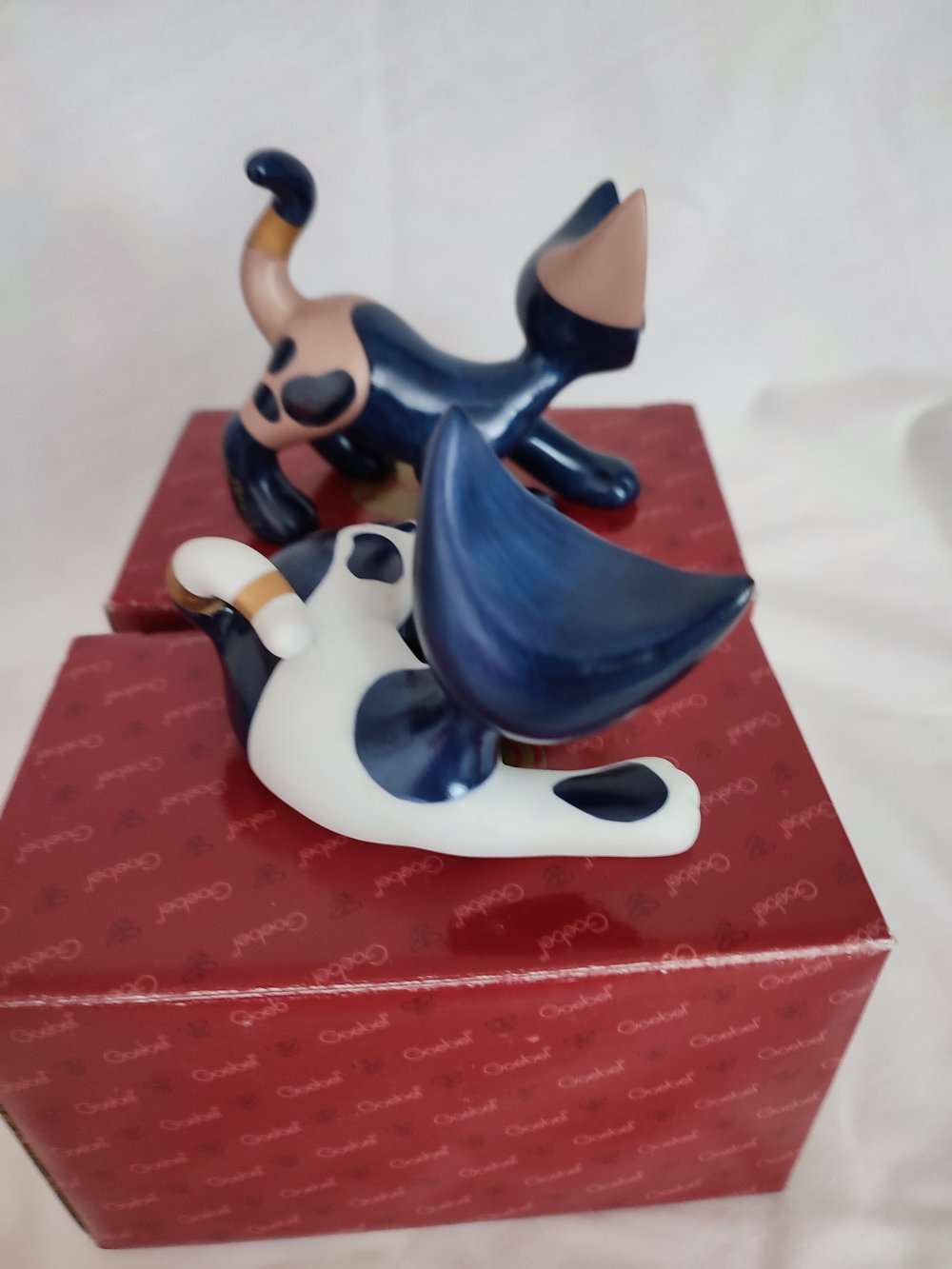 Rosina Wachtmeister - Katzen Lara und Lapo - auch einzeln abzugeben - Goebel - Sammlerstücke - Originalkarton