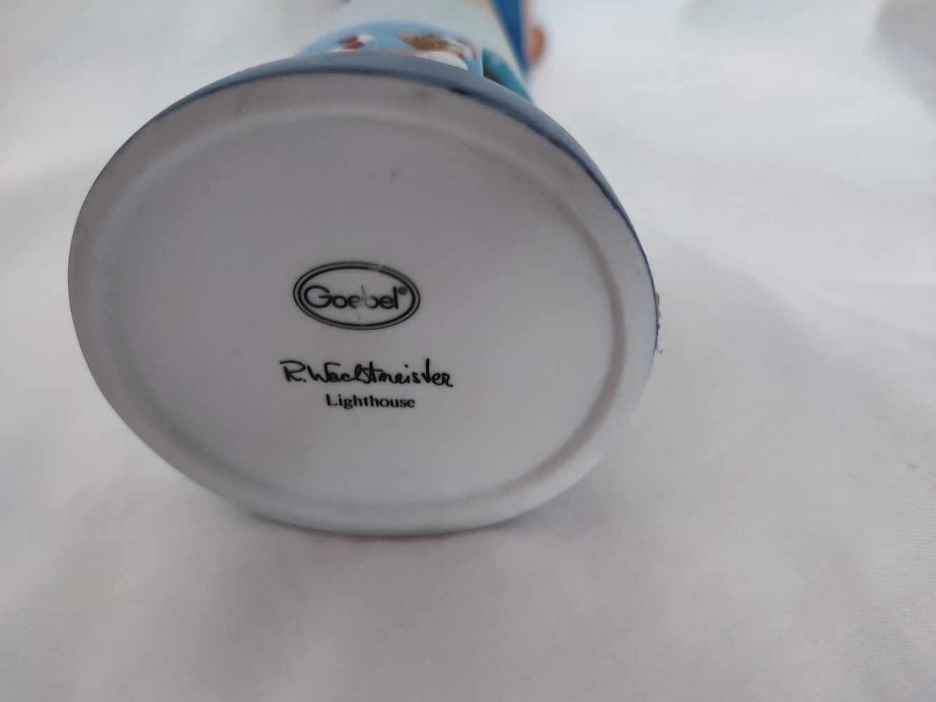 Rosina Wachtmeister - Lighthouse - Leuchtturm mit Katze - Goebel - Sammlerstück