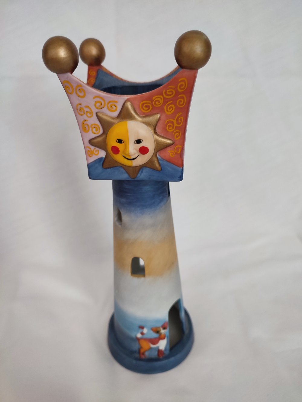 Rosina Wachtmeister - Lighthouse - Leuchtturm mit Katze - Goebel - Sammlerstück