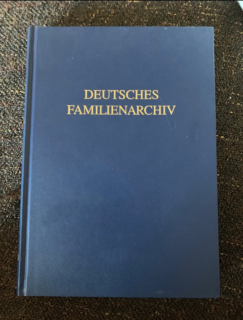 Deutsches Familienarchiv Band 120