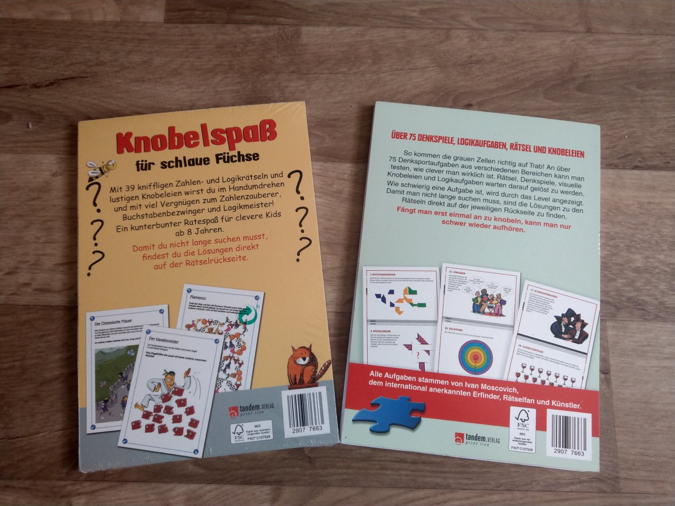 2 Knobelspaß Blöcke